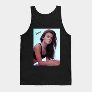 alyssa milano stickers Tank Top